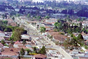 Bairro Hugo Lange_ Jardim Ambiental na Rua Schiller Curitiba, 1978